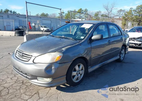 2003 Toyota Corolla S z USA, uszkodzony, nr VIN 2T1BR32E03C088888